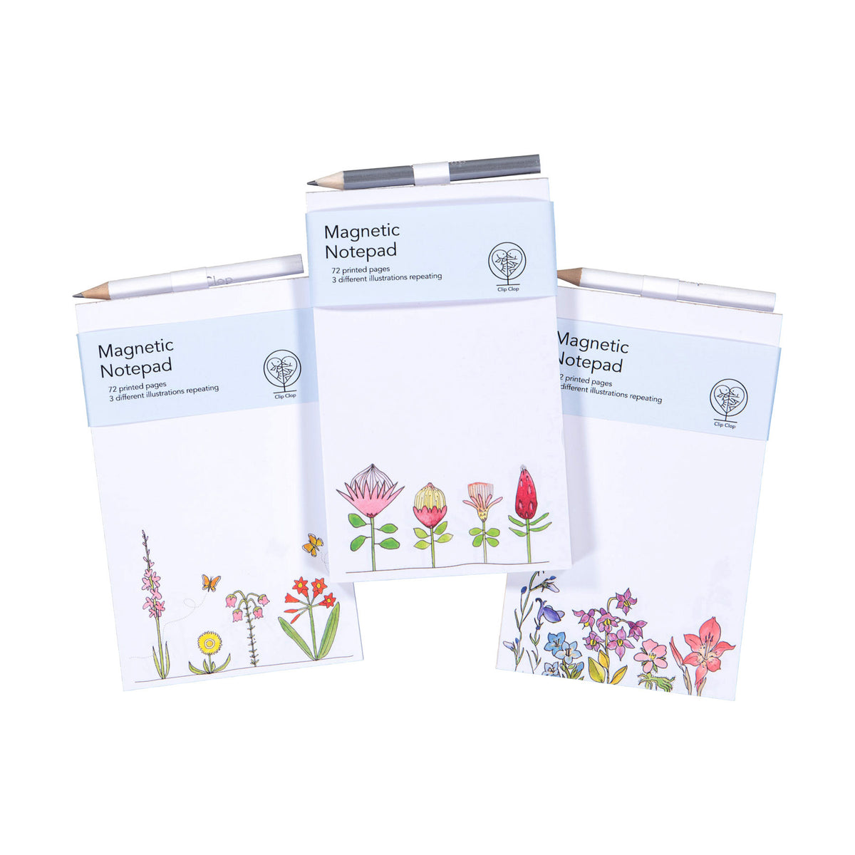 Clip Clop Magnetic Notepads
