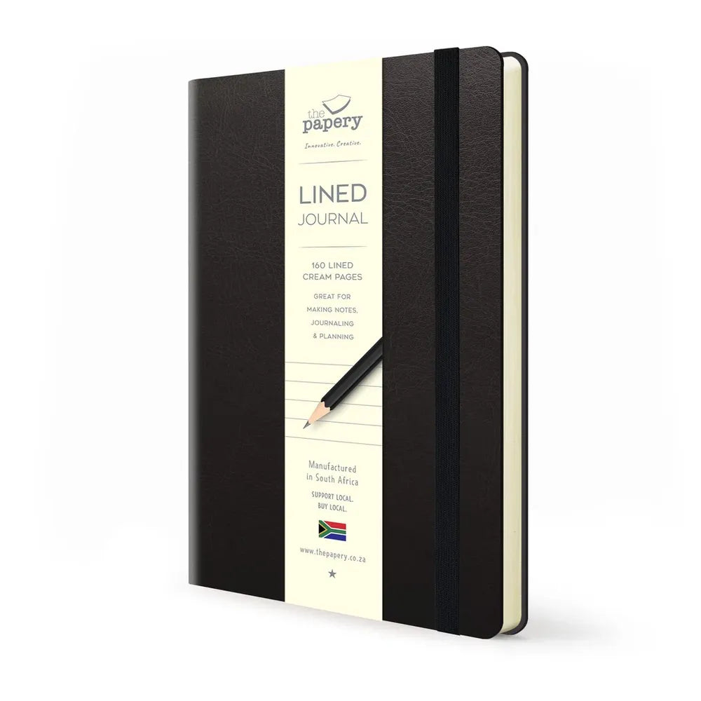 Flexi Journal: Black - Lined A5