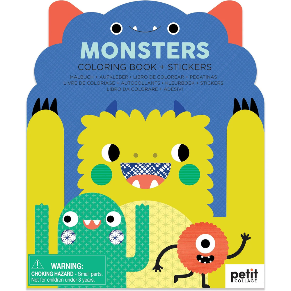 Monsters Colouring Book And Stickers