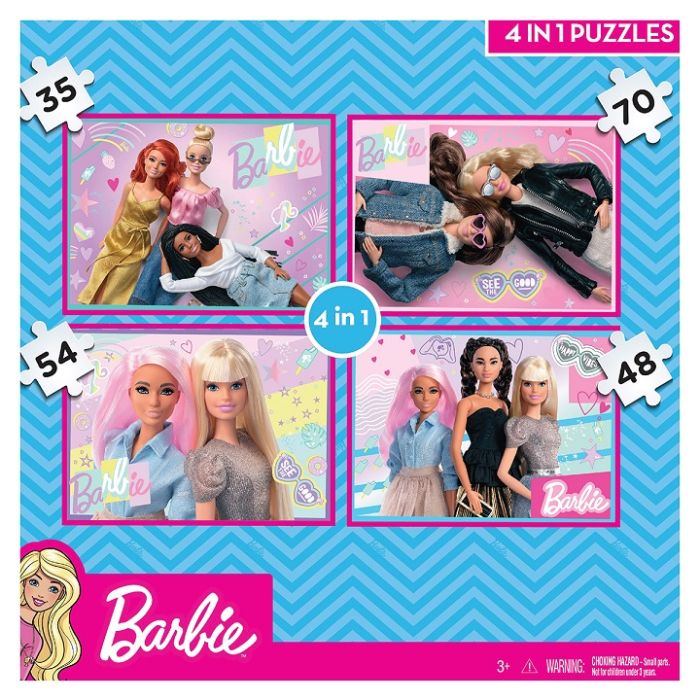Barbie 4-In-1 Puzzle