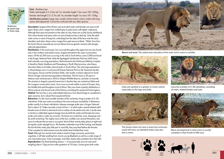 Stuarts' Field Guide to Mammals of Southern Africa NE (paperback)
