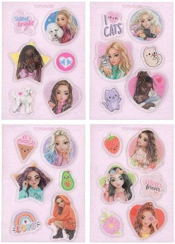 Top Model Glibbies Stickers