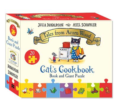 Cat's cookbook and Giant Puzzle Gift Set