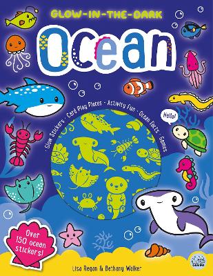 Glow-in-the-Dark Ocean Sticker Activity (Paperback)