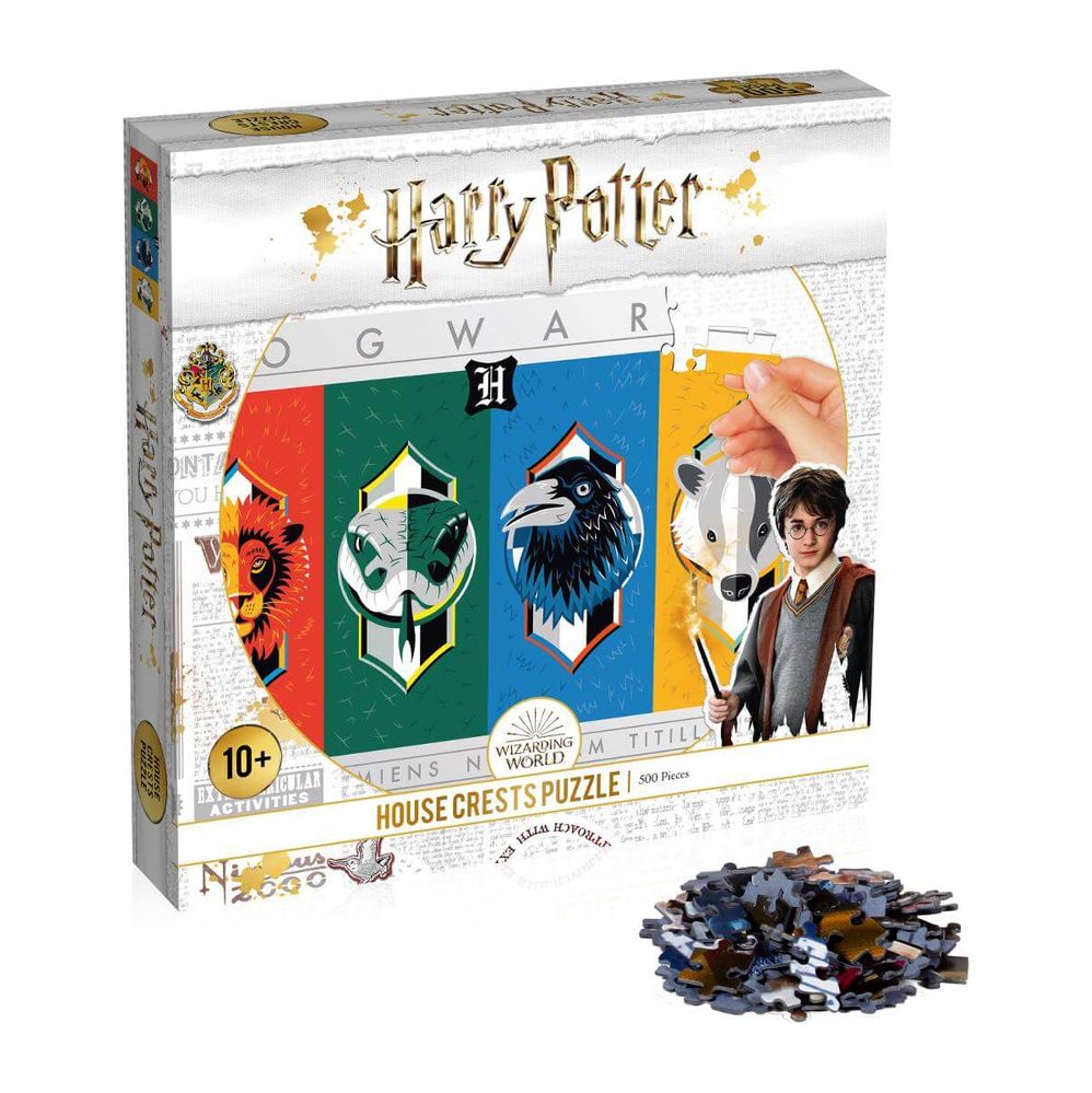 Harry Potter House Crests 500 Piece Jigsaw Puzzle