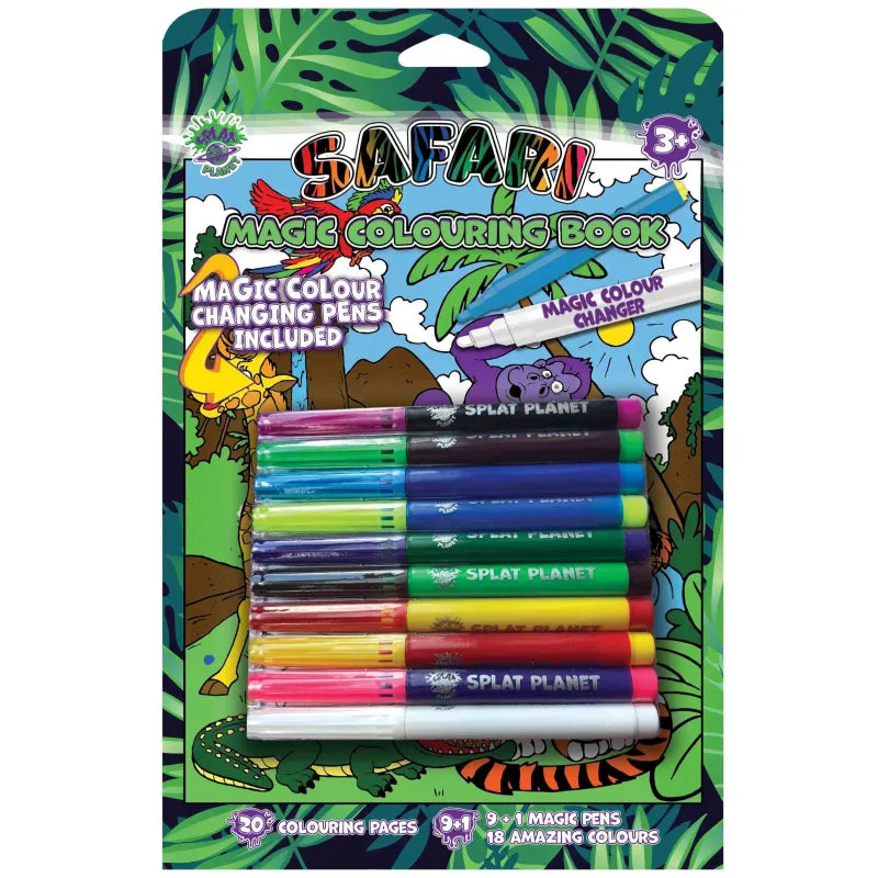 Safari Magic Colouring Book