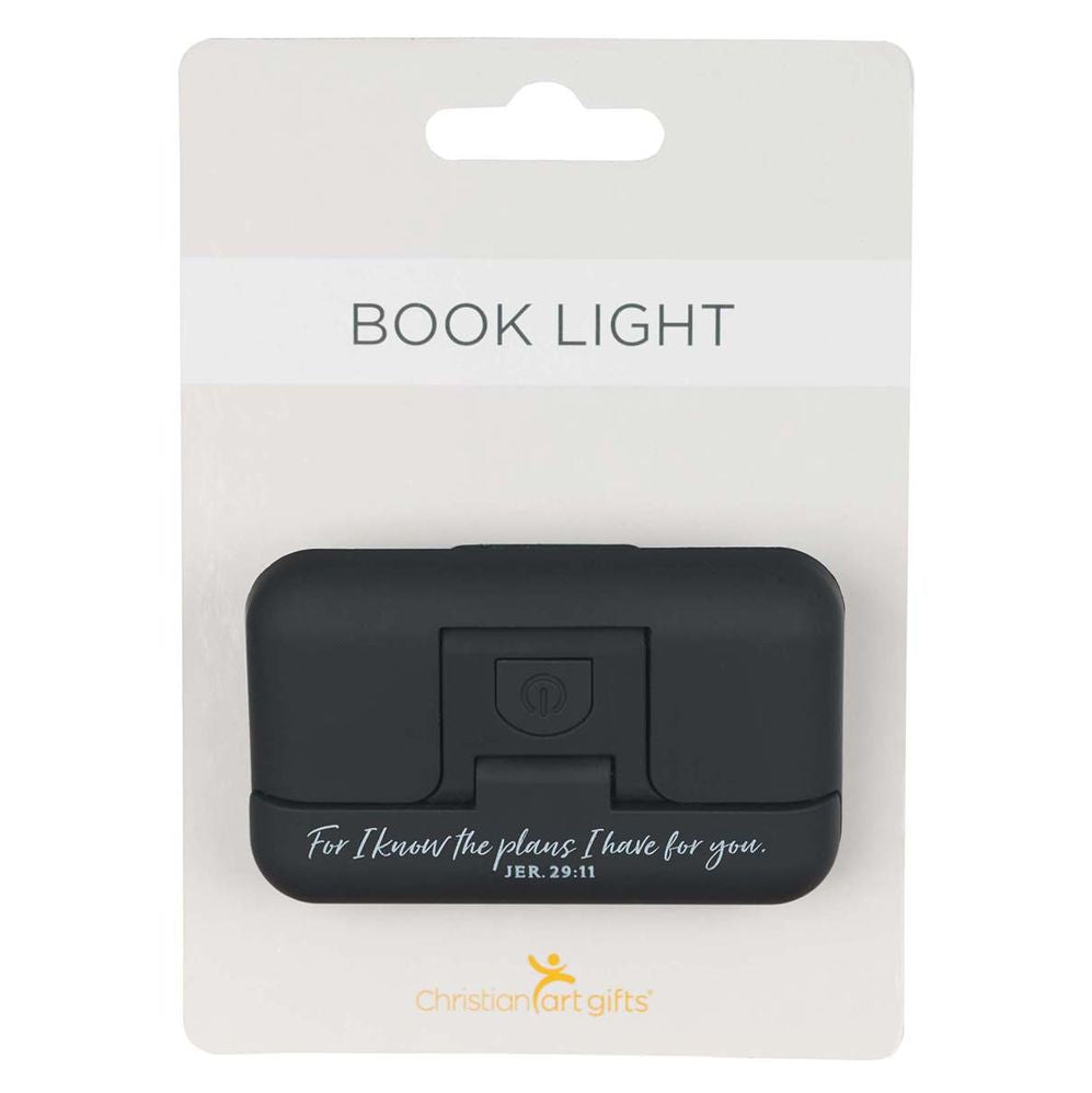 For I Know The Plans Black (Booklight)
