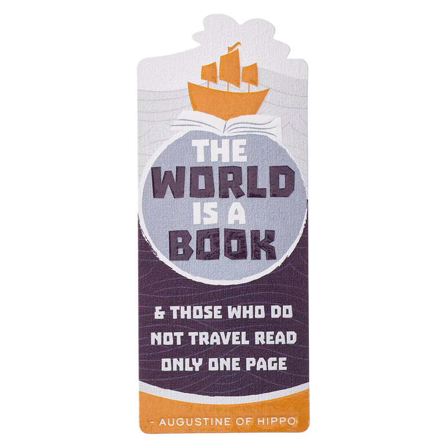 The World Is A Book Bookmark