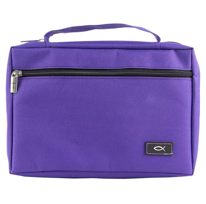 Ichthus Purple Value Bible Bag (Medium)