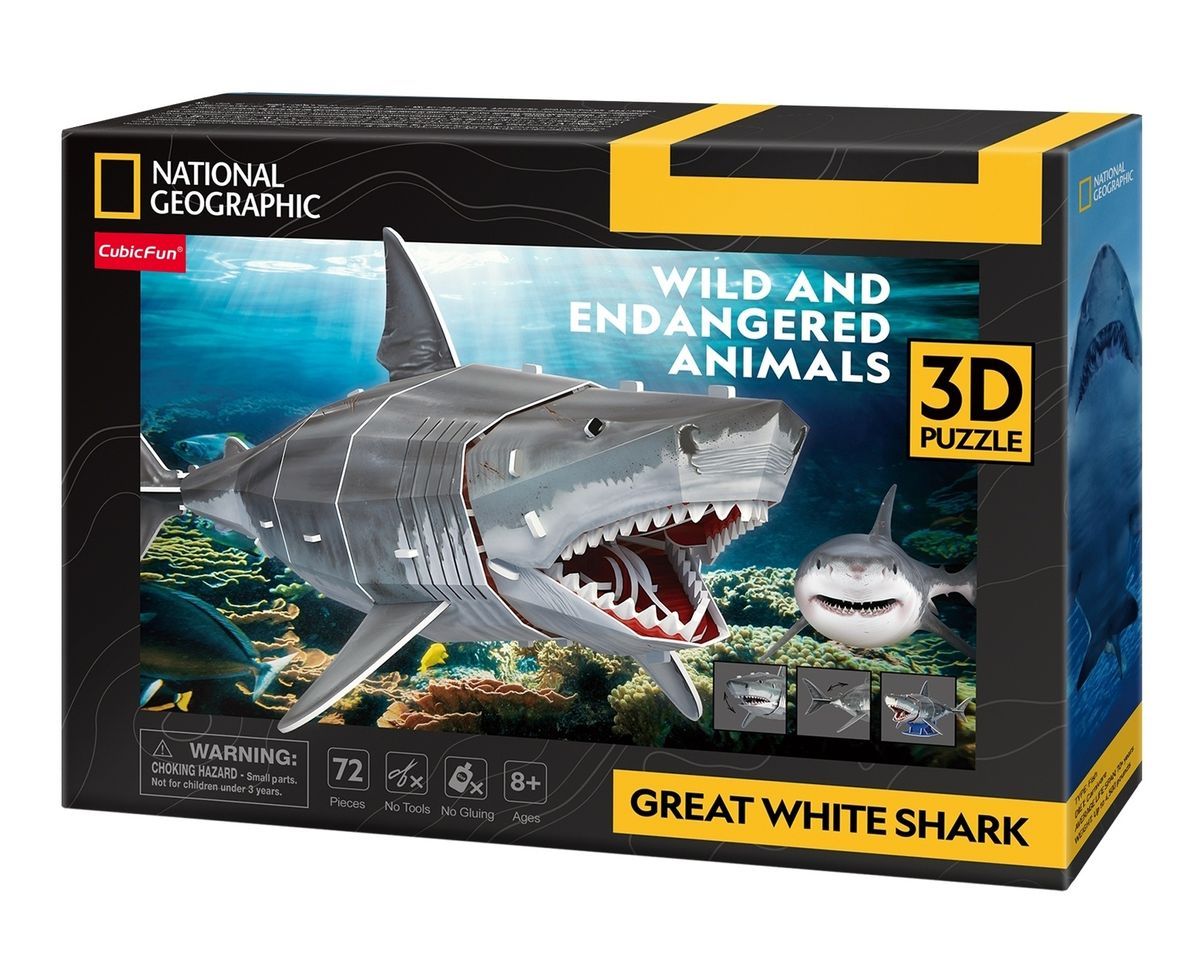 National Geographic Great White Shark 3D Puzzle