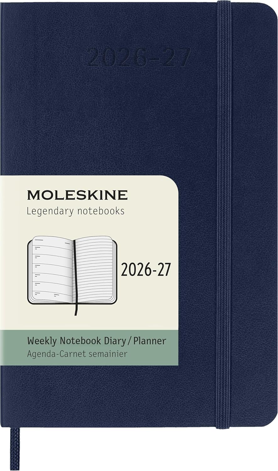 2026-2027 18M Weekly Planner Pocket Sapphire Blue (Softcover)