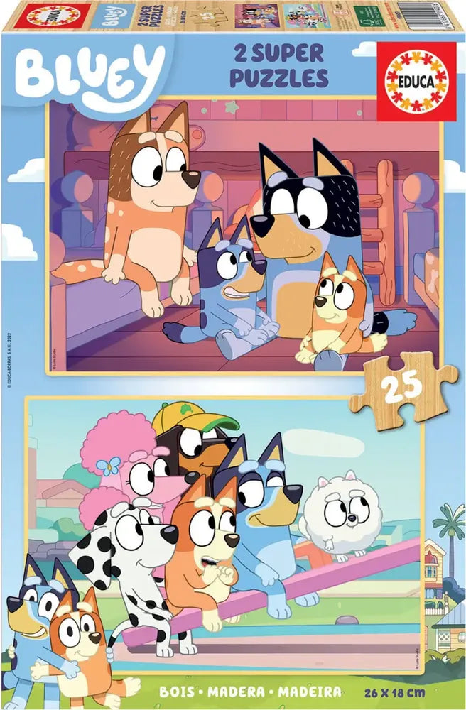 Bluey - 2 x 25 Piece Puzzle
