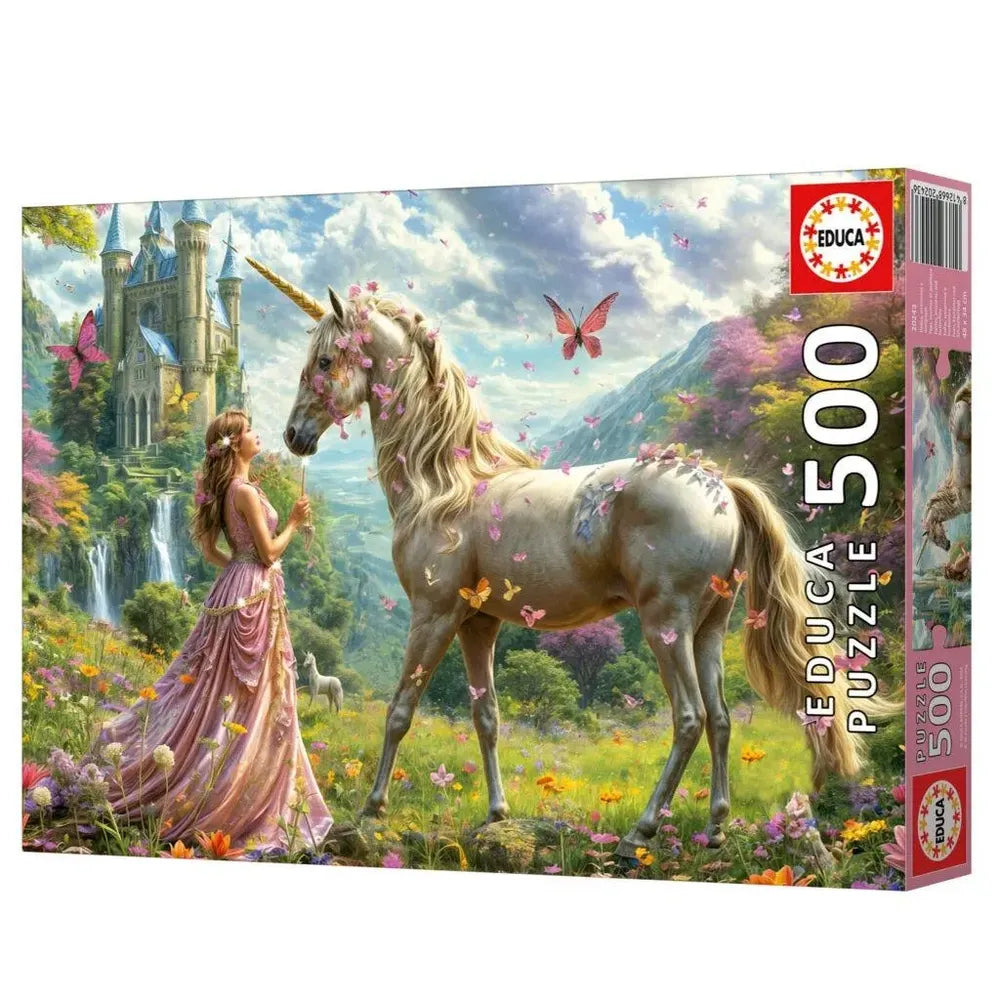 Fairies Unicorns and Butterflies 500 Piece Puzzle