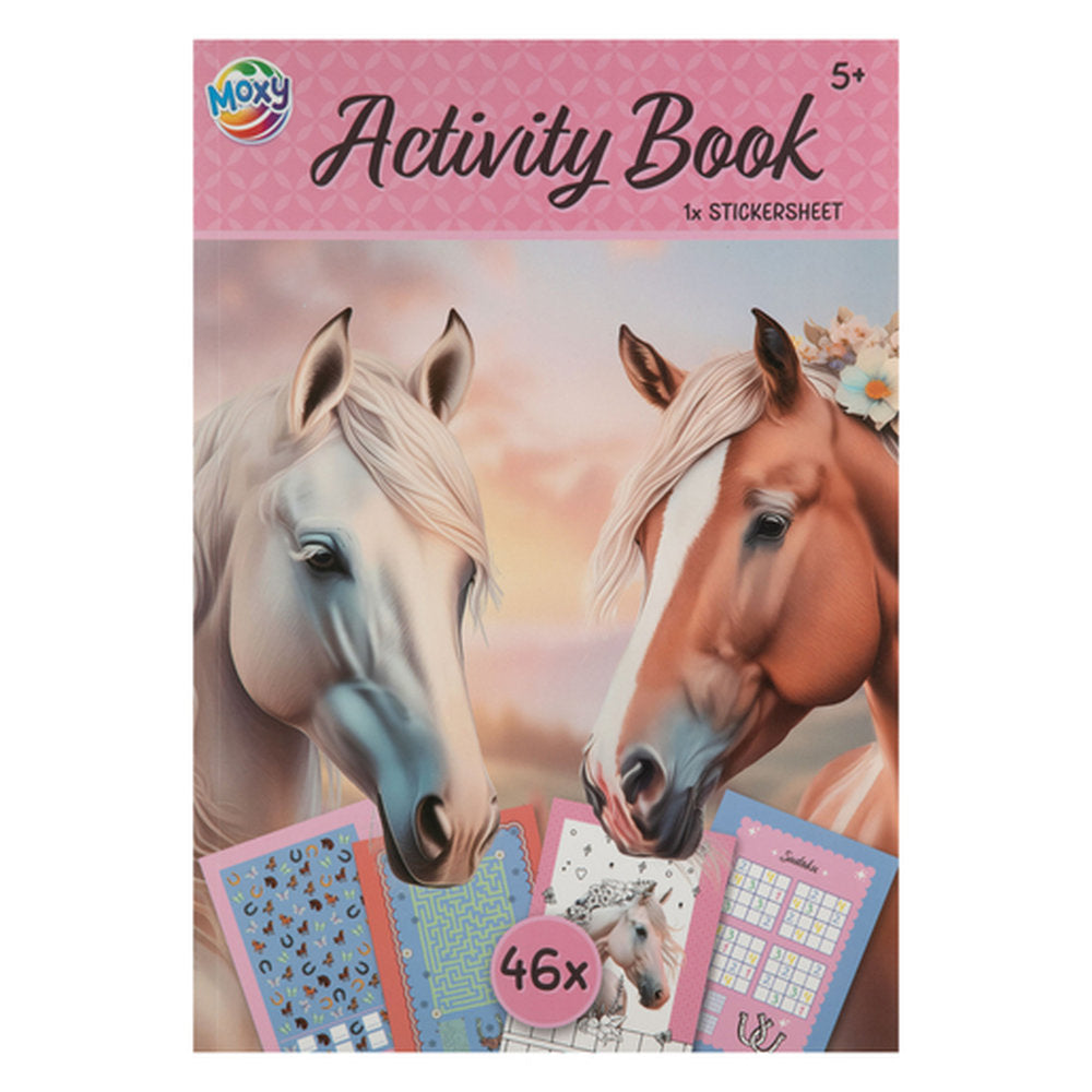 Horse Themed Activity Book - A4 With Stickers