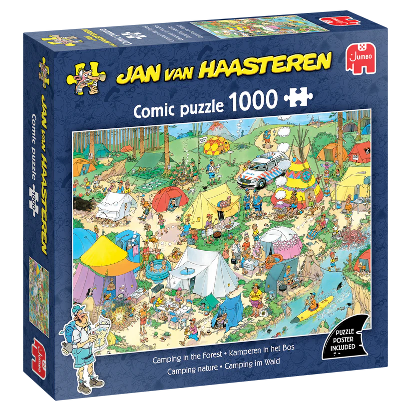 Camping In The Forest 1000 Piece Puzzle