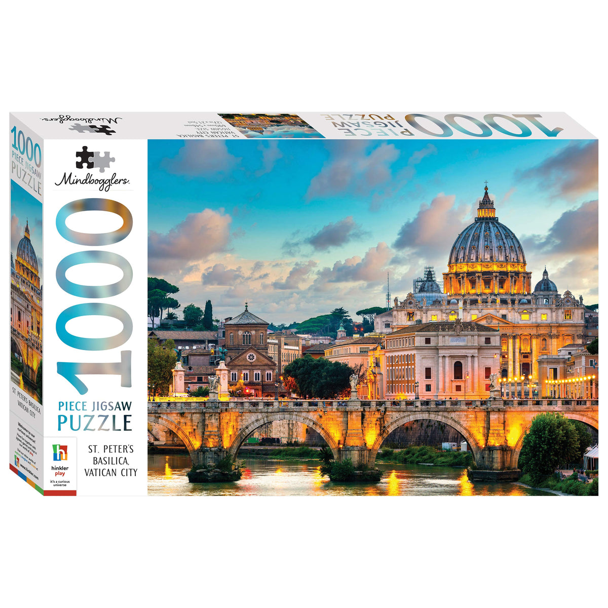 Mindbogglers: St. Peter's Basilica, Vatican City - 1000 Piece Puzzle