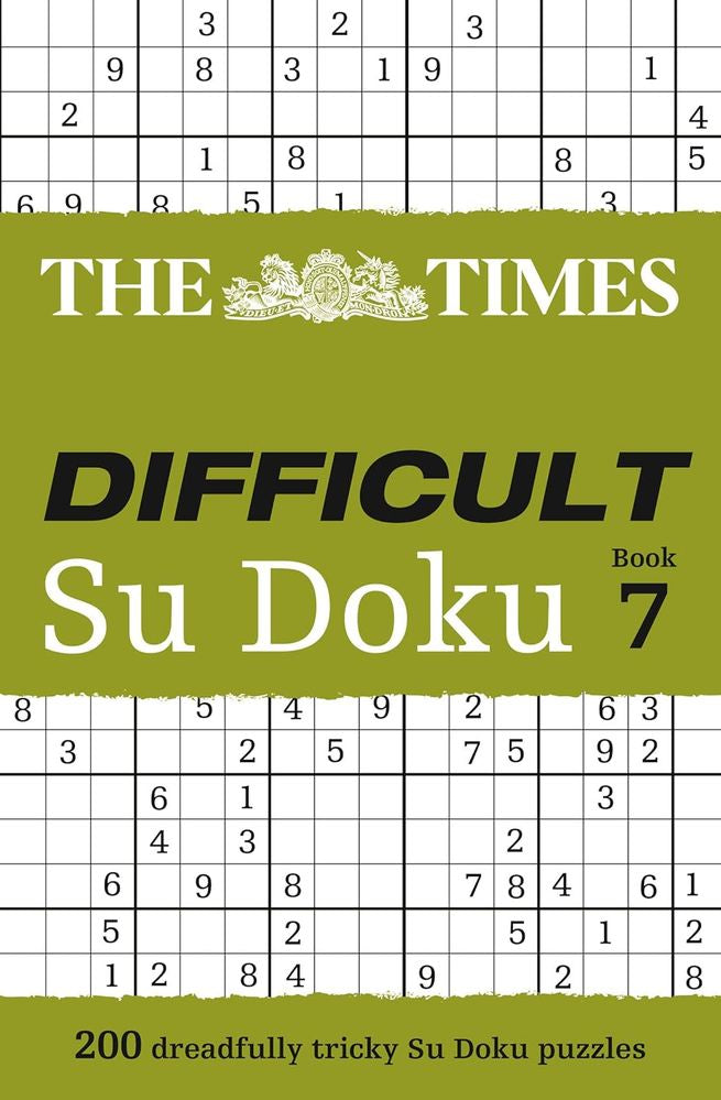 The Times Difficult Su Doku Book 7 (Paperback)
