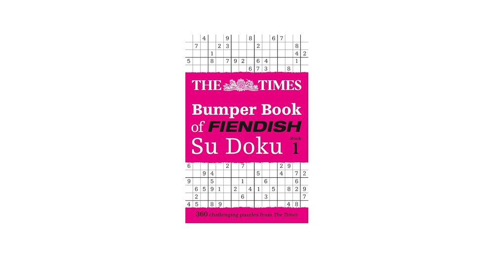 Bumper Book Of Fiendish Su Doku Book 1 (Paperback)