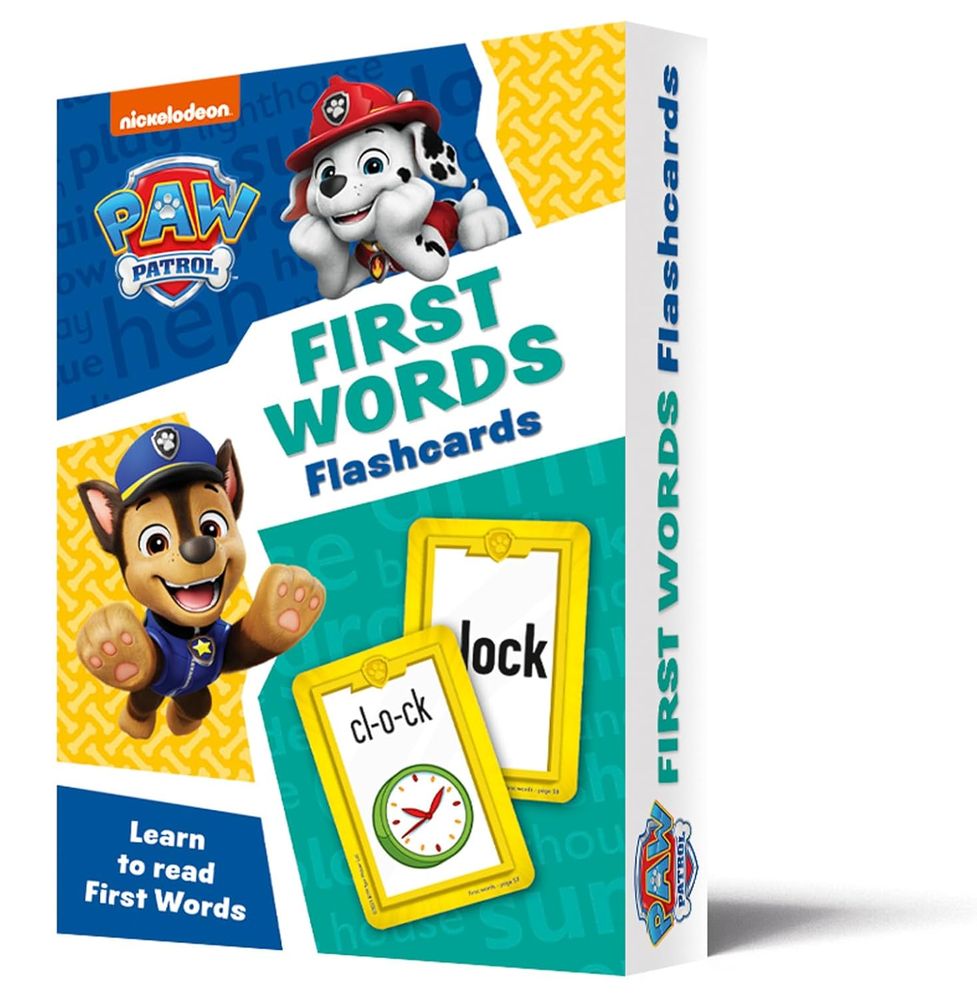 Paw Patrol First Word Flashcards (Cards)