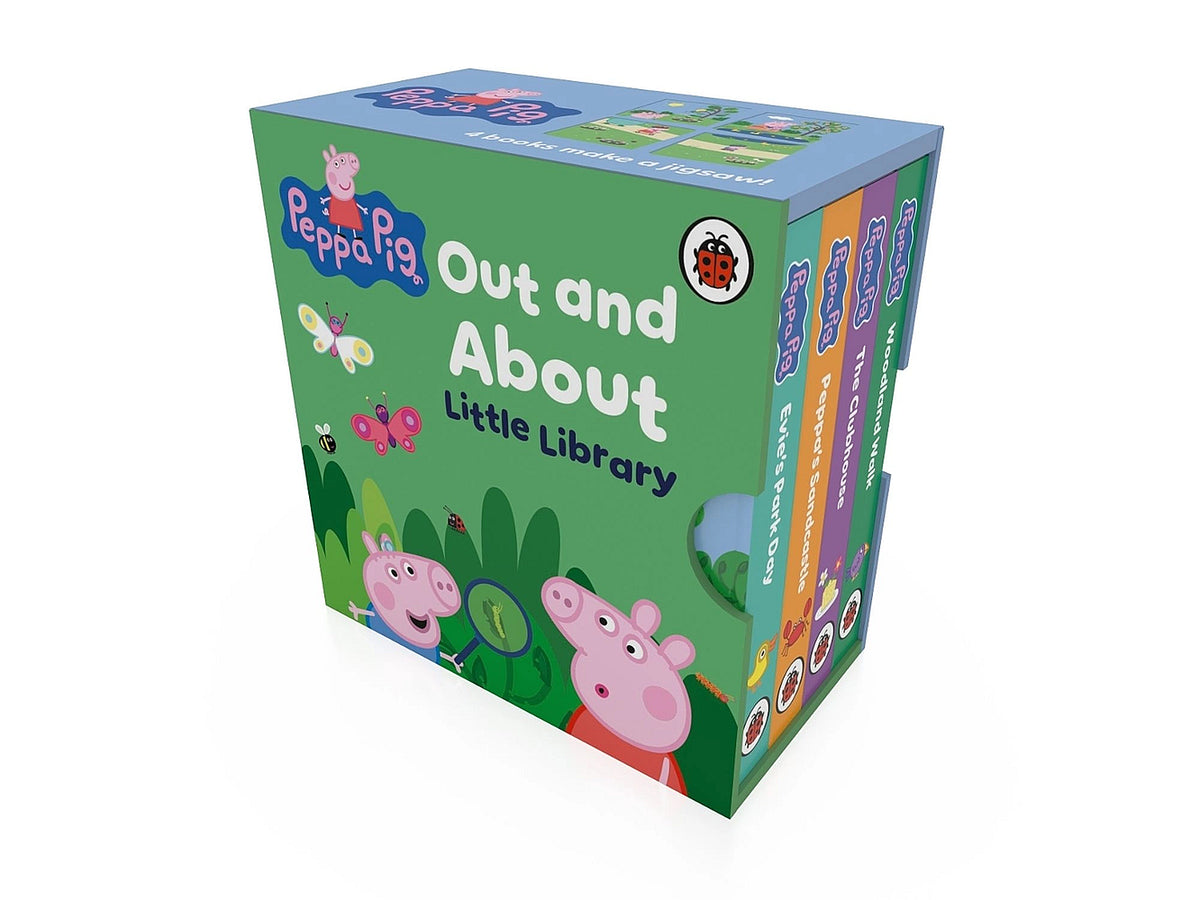 Peppa Pig: Out and About Little Library (Board Book)