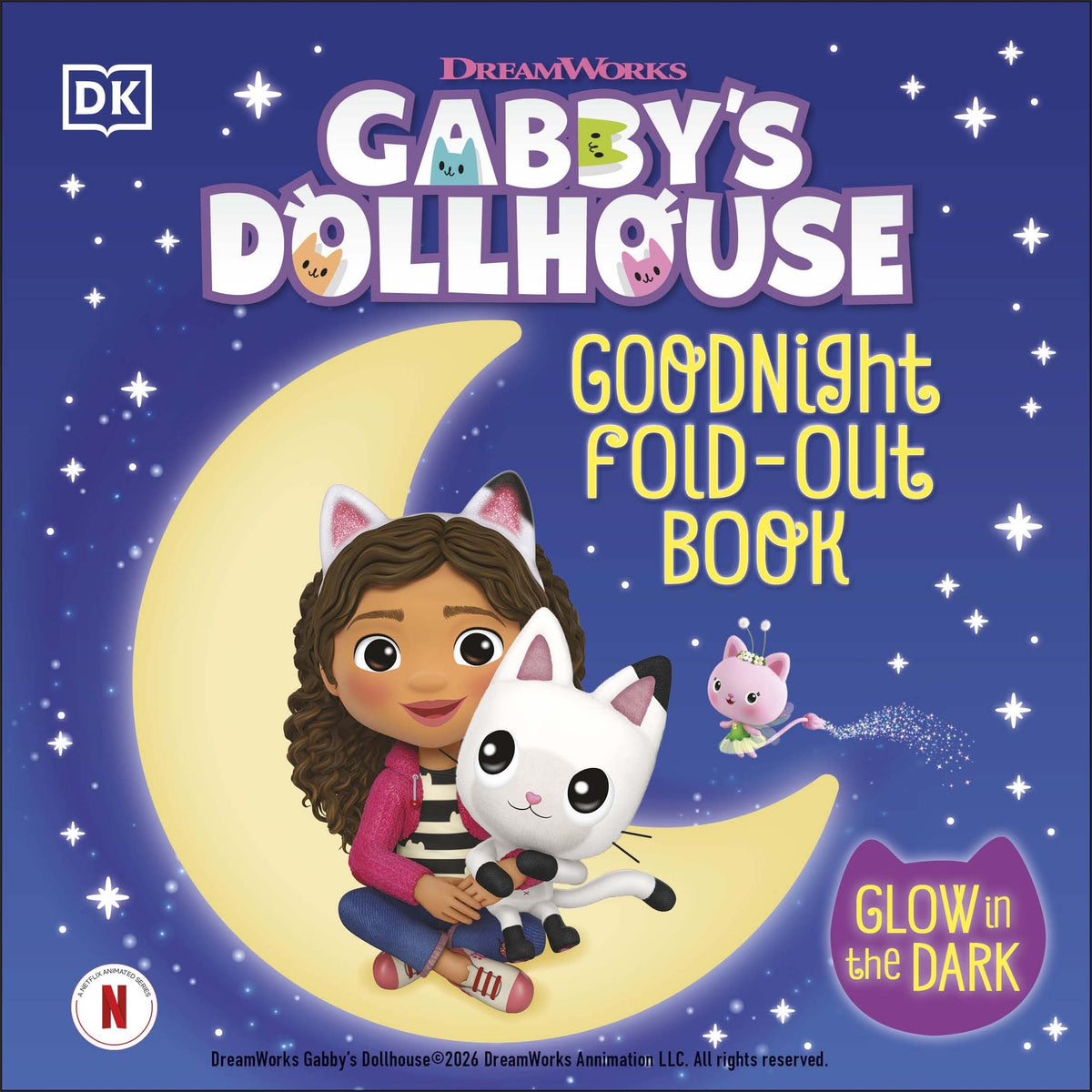 Gabby's Doll House Goodnight Fold-Out Book