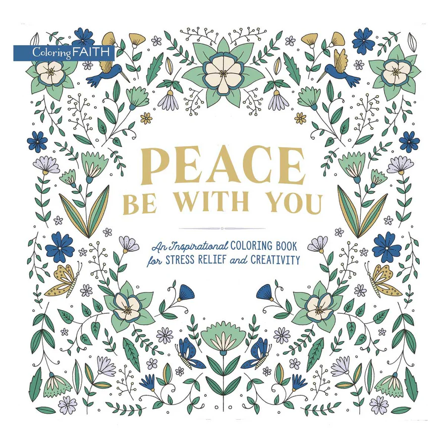 Peace Be With You: Inspirational Coloring Book(Paperback)
