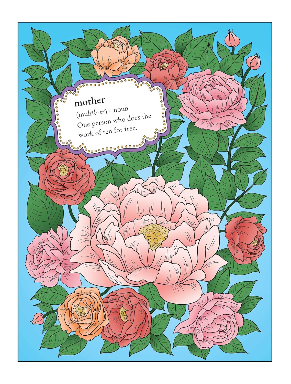Creative Haven First My Mother, Forever My Friend Colouring Book (Paperback)