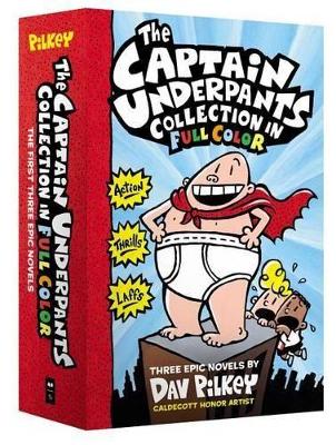 The Captain Underpants Color Collection: Captain Underpants #1-3 Boxed Set (Hardcover)