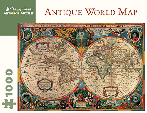 1000pc Jigsaw Puzzle Antique World Map