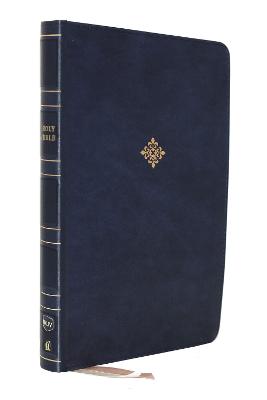 New King James Reference Bible Red Letter Super Giant Print Blue Comfort Print (Imitation Leather)
