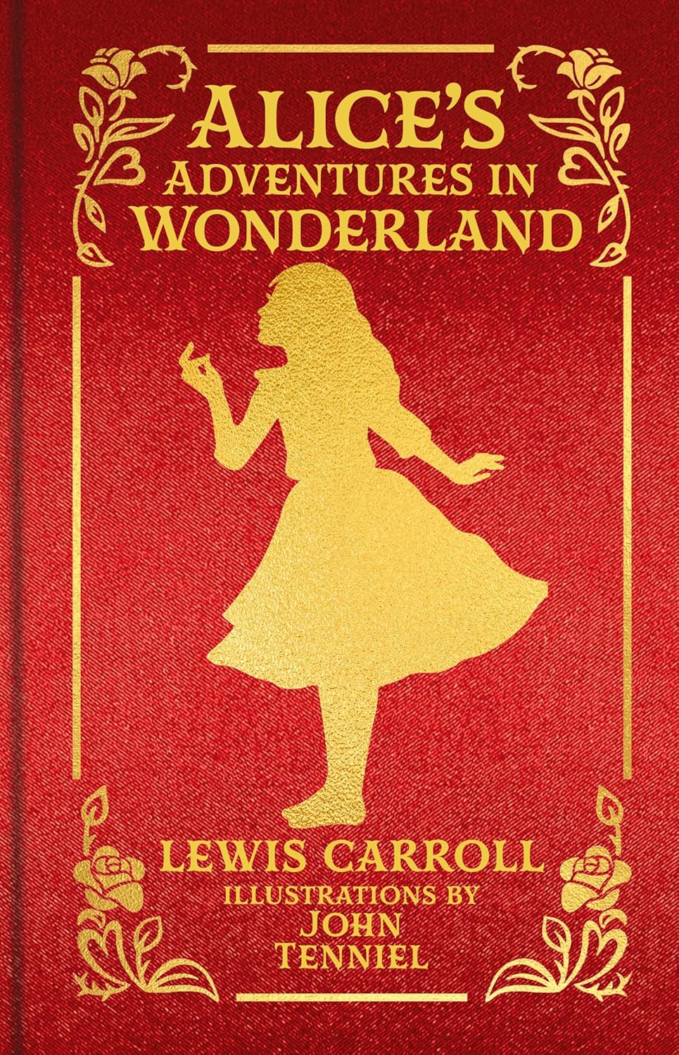 Arcturus Silkbound Classics: Alice's Adventure In Wonderland (Hardcover)