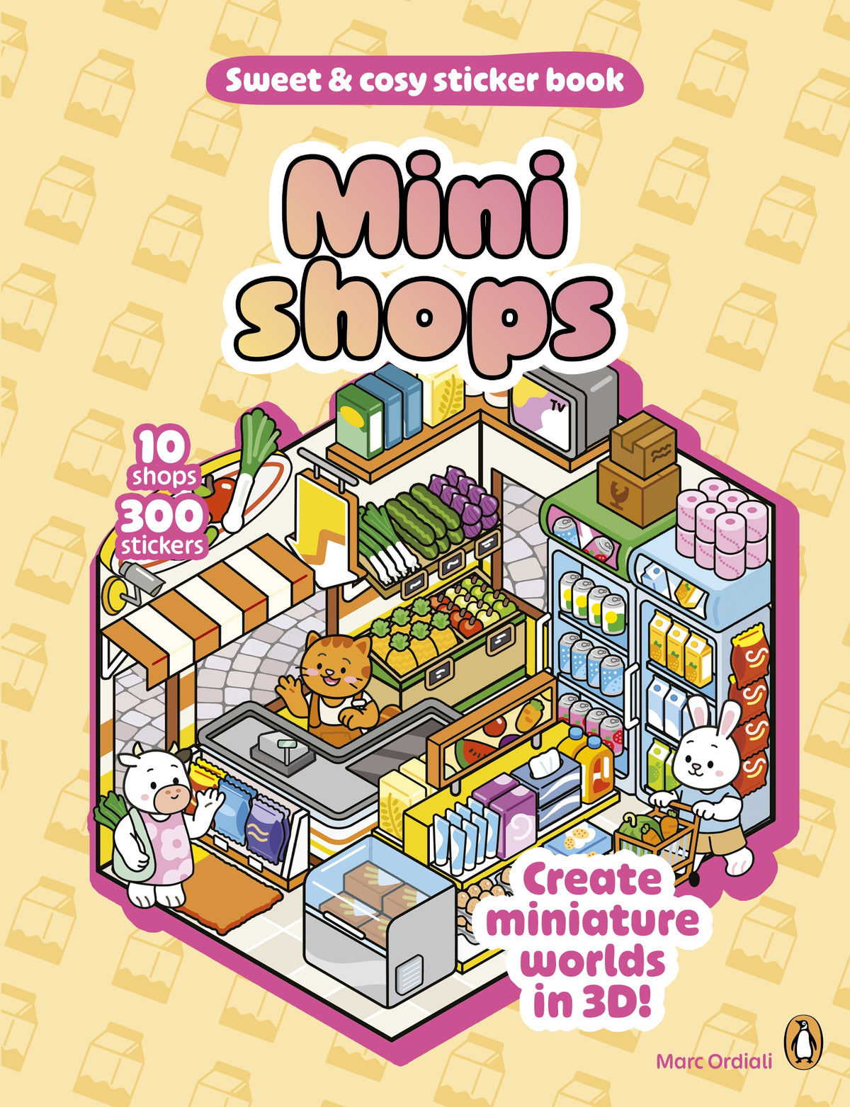 Sweet and Cosy Sticker Book: Mini Shop (Hardcover)