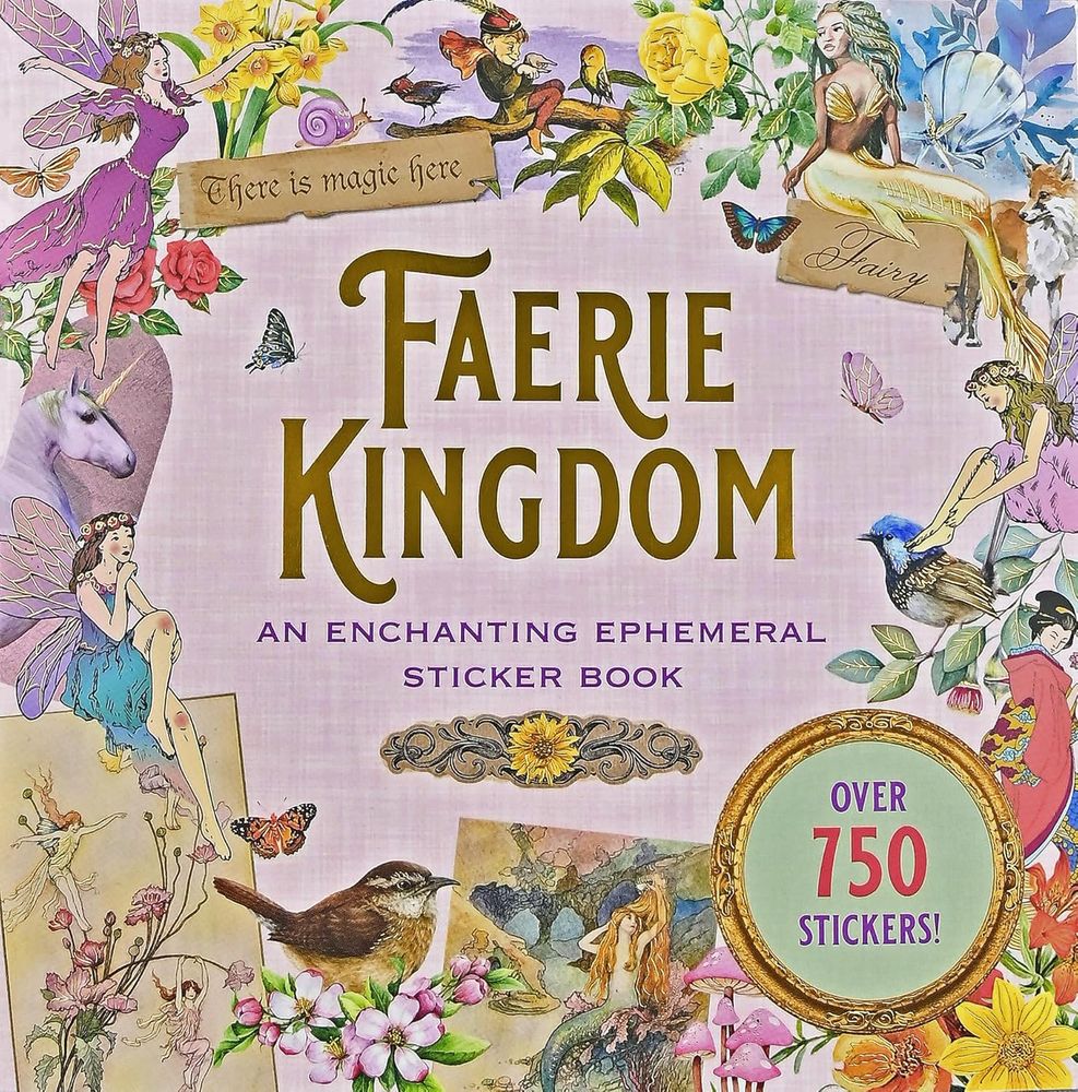 Faerie Kingdom Sticker Book (Paperback)