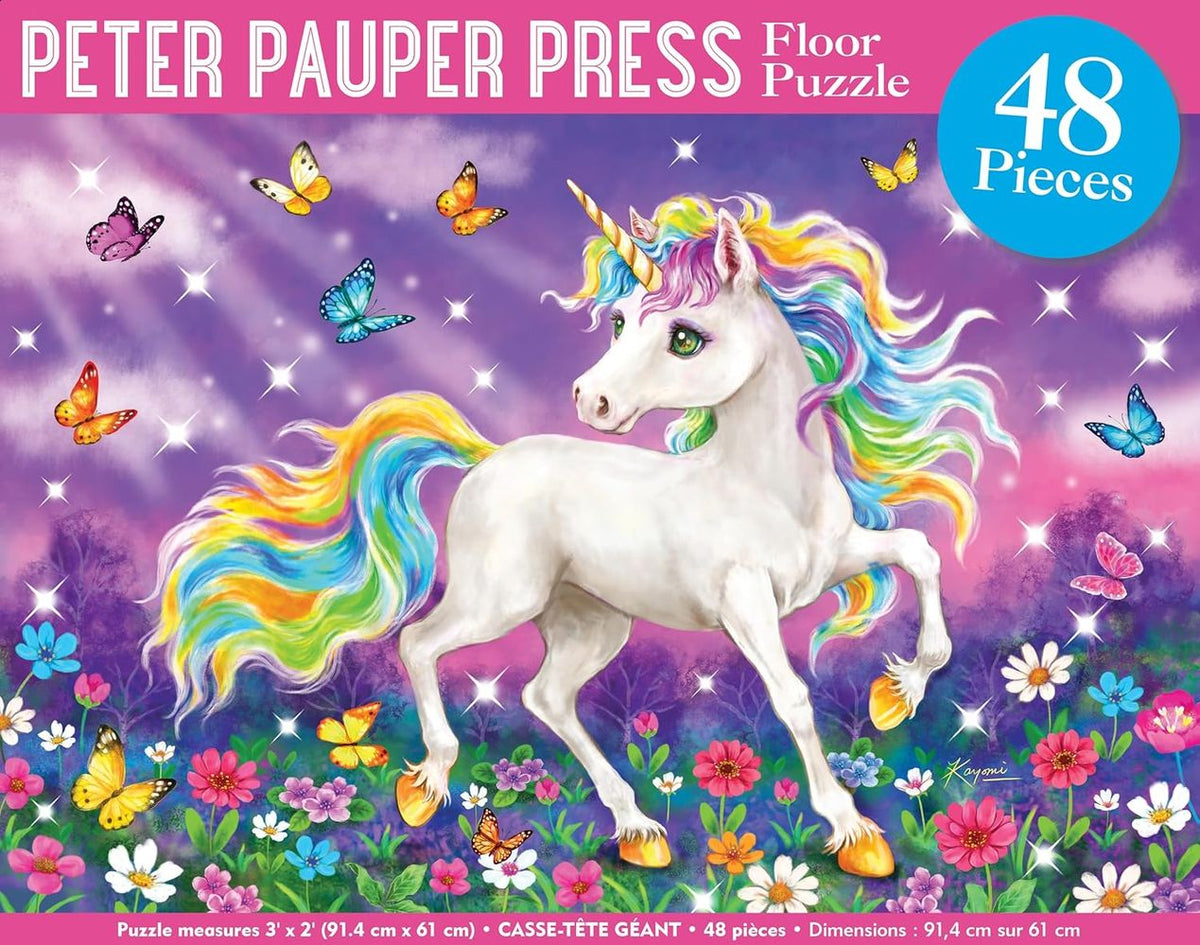 Unicorn World Kids' Floor 48 Piece Puzzle
