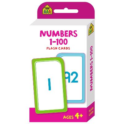 School Zone: Numbers 1-100 Flash Cards (Cards)