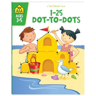 School Zone Get Ready: 1-25 Dot-to-Dot (Paperback)