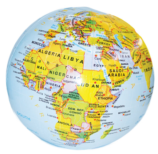 Inflatable World Globe