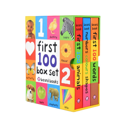 First 100 3 Book Box Set (Board Book)