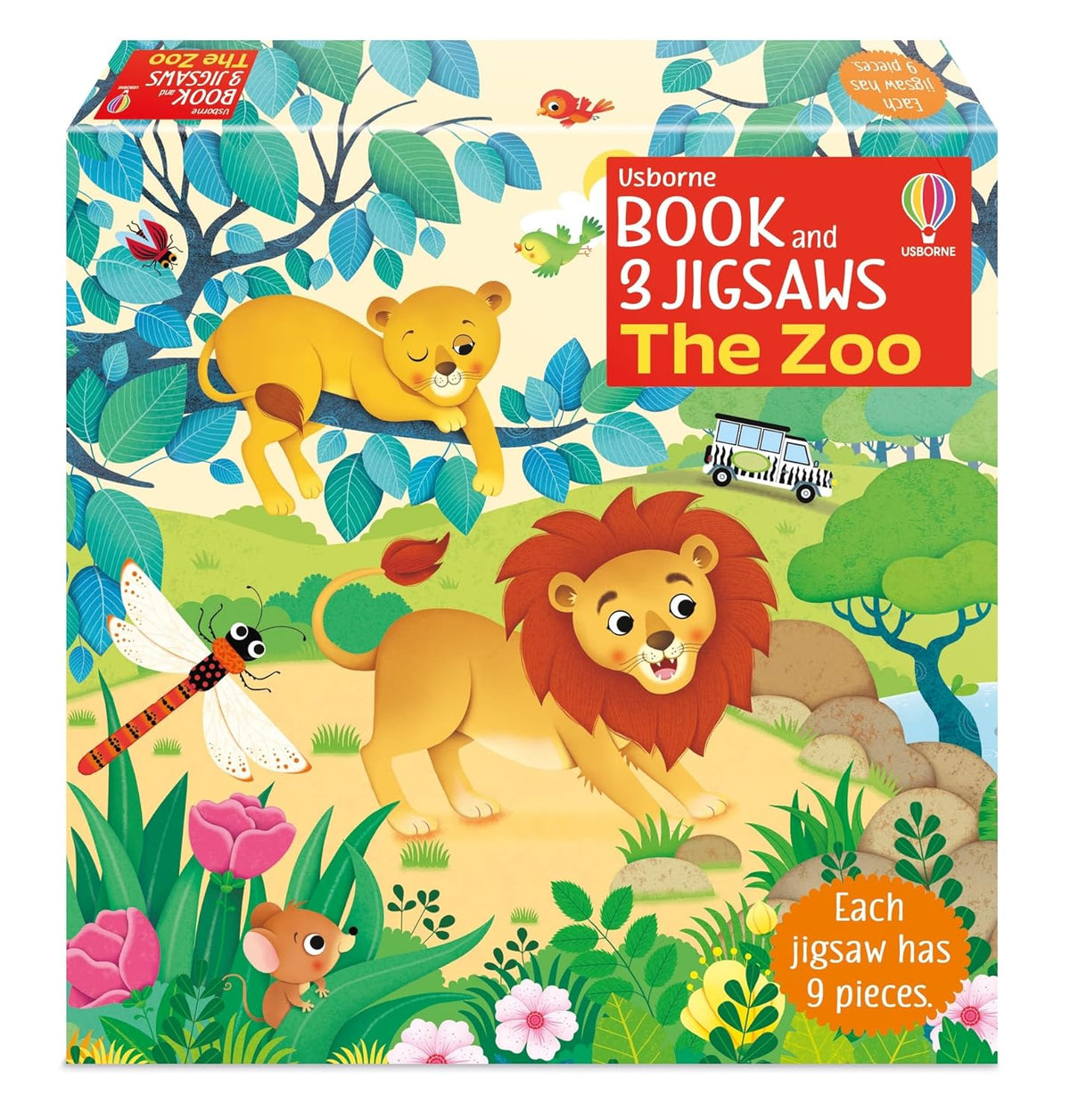 Usborne Book and 3 Jigsaws: The Zoo (Paperback)
