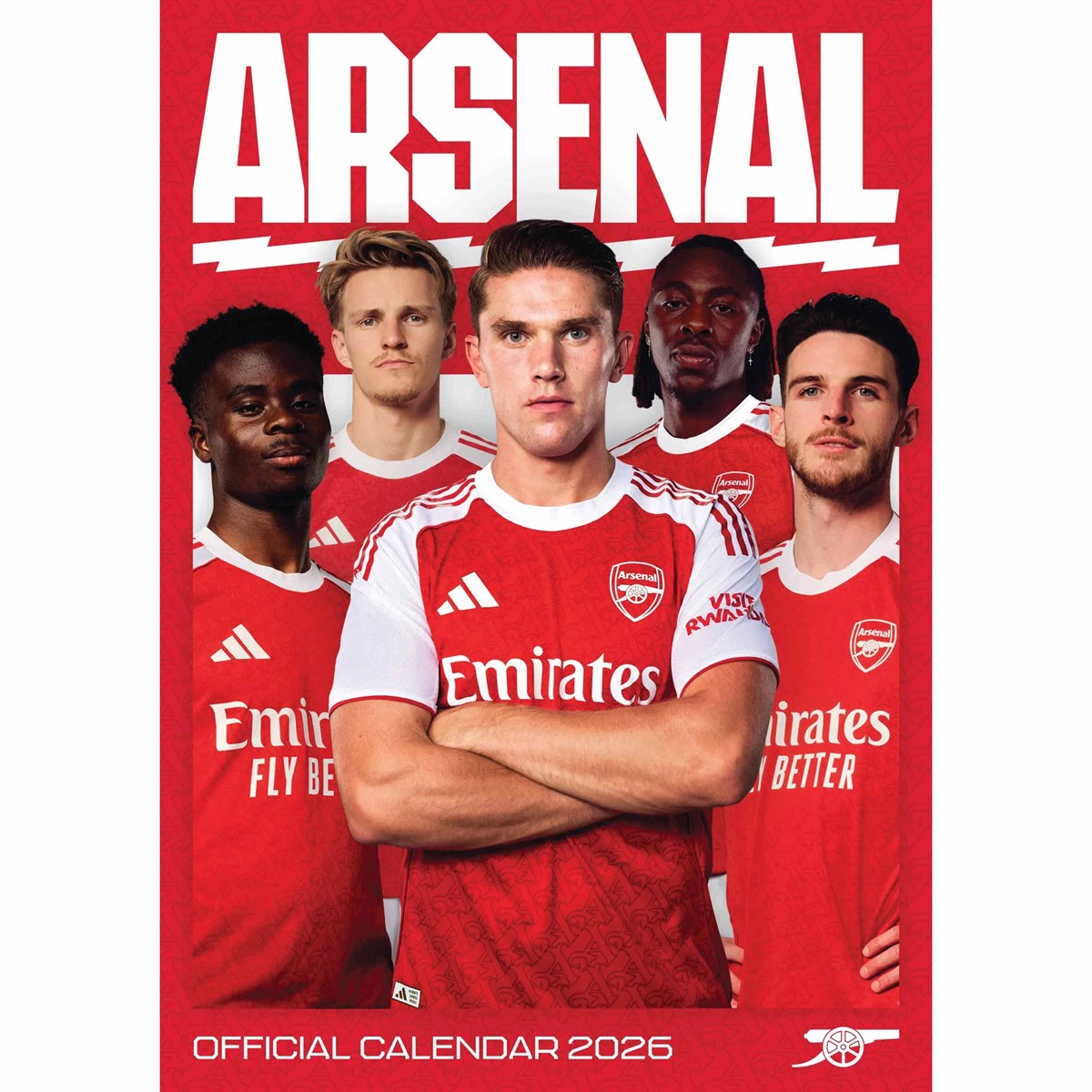 Official Arsenal FC 2026 A3 Calendar