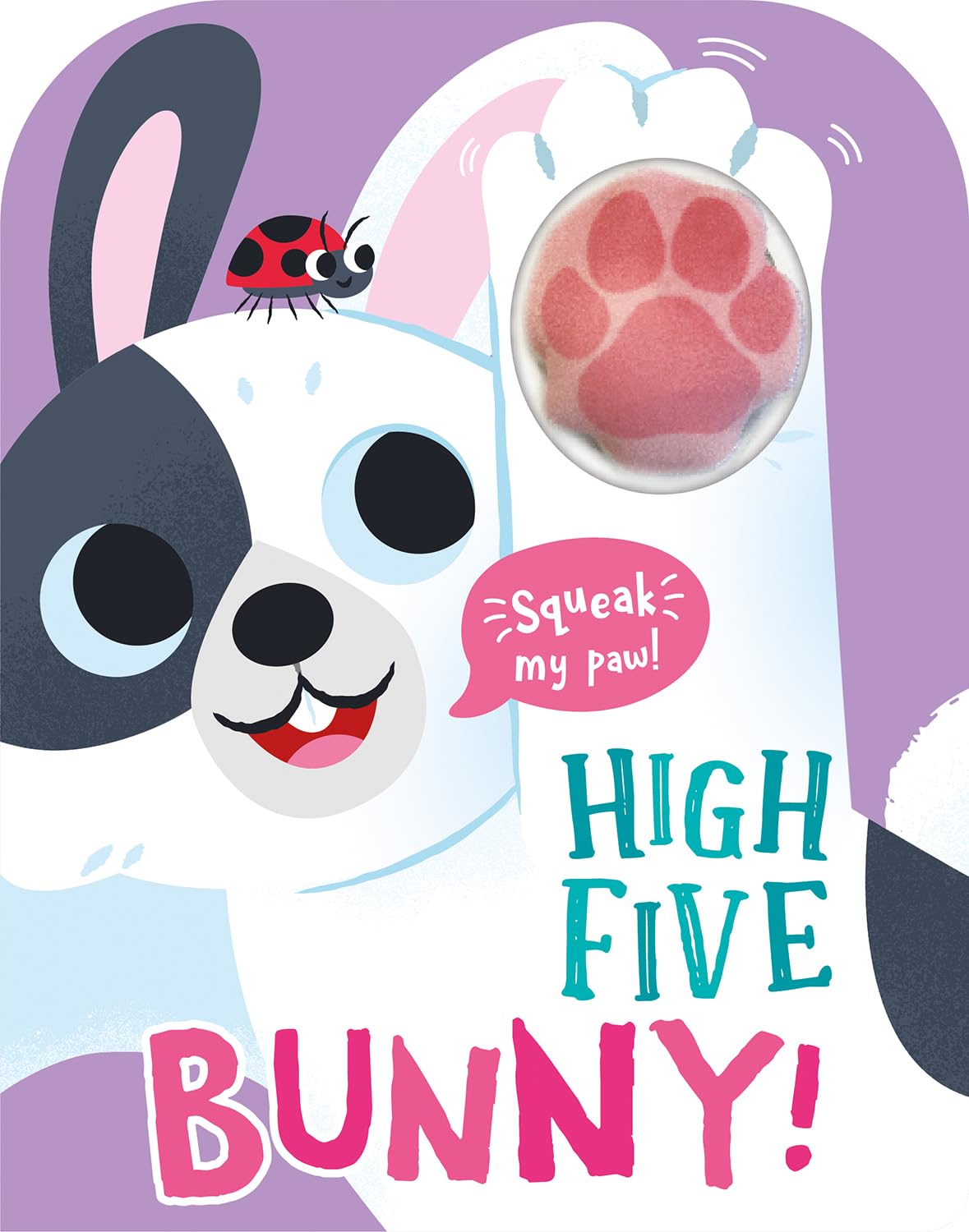High Five! A Squeaky Paw: Bunny (Board Book)
