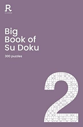 Big Book of Su Doku Book 2: a bumper sudoku book for adults containing 300 puzzles Paperback