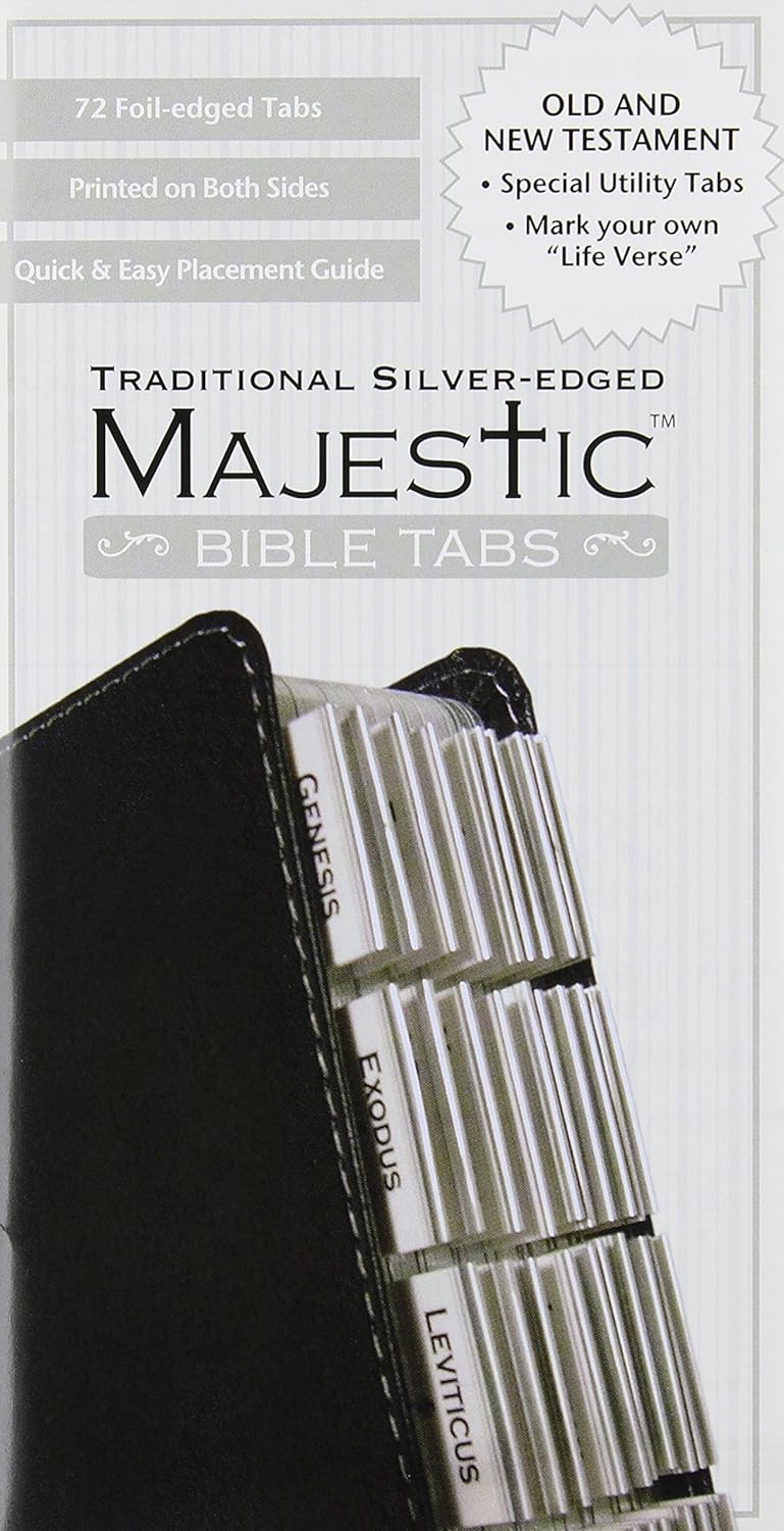 Majestic Trad Silver-Edged Bible Tabs