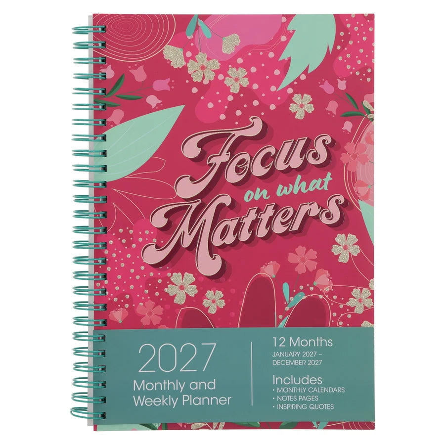 2027 Daily Planner Focus on What Matters