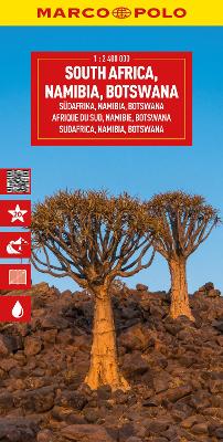 South Africa, Namibia And Botswana Map