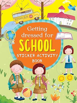 Getting Dressed For School Sticker Activity Books (Paperback)
