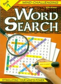 Mind-Challenging: Word Search Book 1 (Paperback)