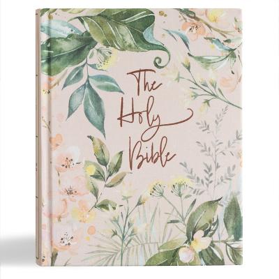 CSB Notetaking Bible,Revive our Heaths Edition,Floral Cloth over Board,Journaling Space,Single- Column Reading Plan East to Read Bible (Hardcover)