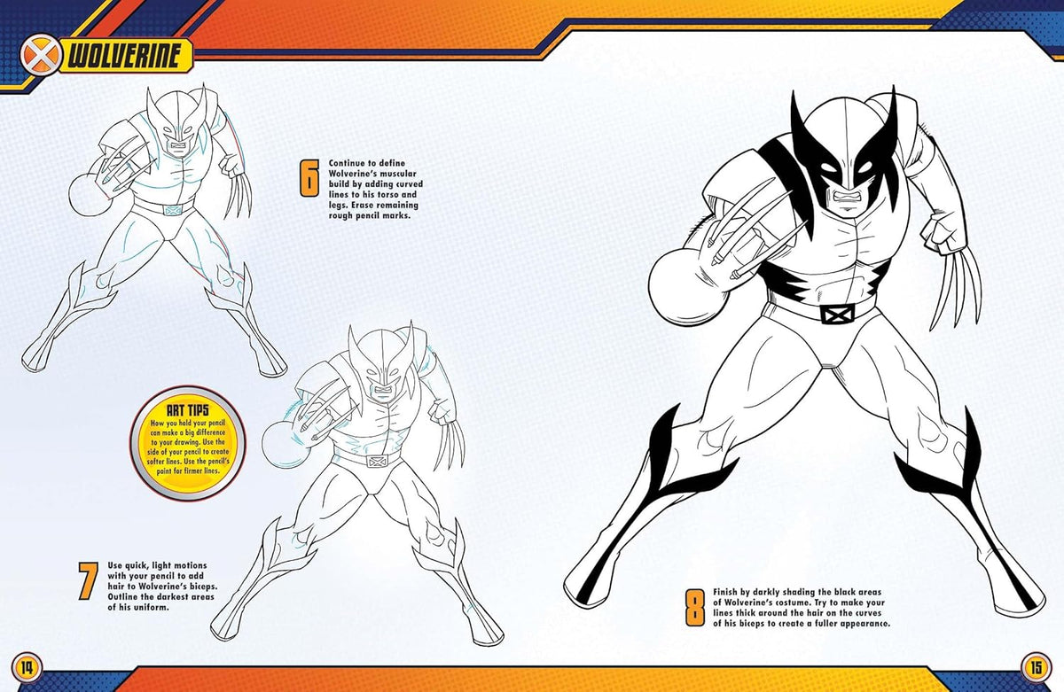 Marvel: The Official X-Men - How To Draw (Paperback)