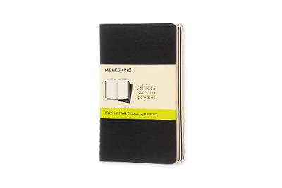 Moleskine Plain Cahier - Black Cover (3 Set)